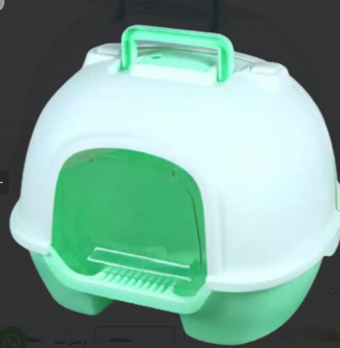 ليتر بوكس مغلق مع درج سحب ومجرفة اضافية - حجم كبير