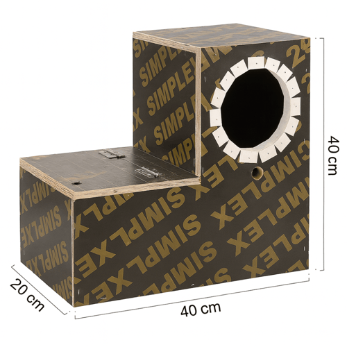 بياضة خشبية محلية الصنع لإنتاج وتفريخ طيور الدرة ا...