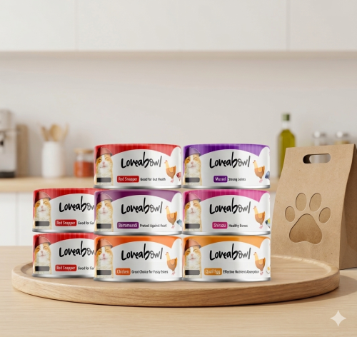 Loveabowl Chicken Variety Pack 24 Cans طعام قطط رط...