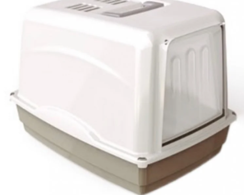 حوض رمل القطط ايطالي ليتر بوكس مغلق GeorPlast Vick...