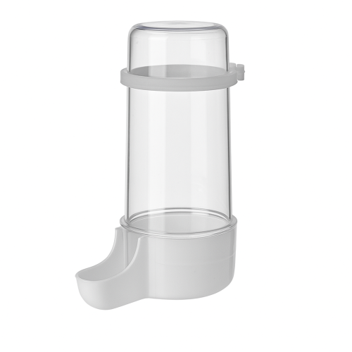مشربية طيور شفاف سادة مع حلقة تثبيت - 150ml