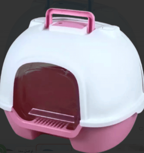 ليتر بوكس مغلق مع درج سحب ومجرفة اضافية - حجم كبير