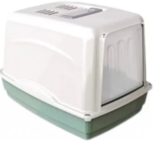 حوض رمل القطط ايطالي ليتر بوكس مغلق GeorPlast Vick...