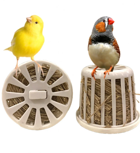 اعشاش الزيبرا والكناري - قش اقفاص الطيور - خيوط وم...