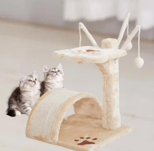 خداشة قطط ثنائية (مقعد وخداشة على شكل قوس مع سنارة...