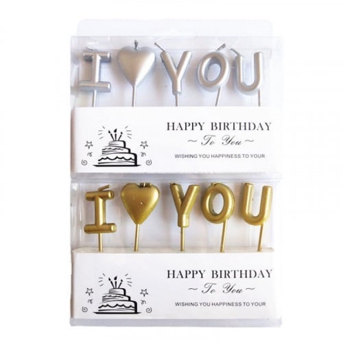 شموع كيك - LOVE YOU !!