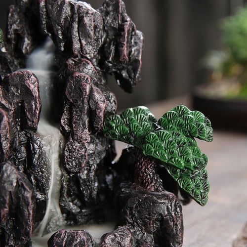 مبخرة سيراميك تدفق عكسي - شكل شلال 29مع LED