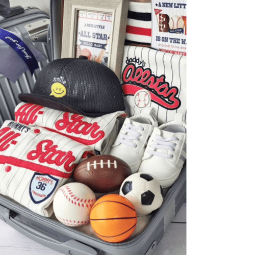 شنطة ملابس المواليد الكورة الأمريكية