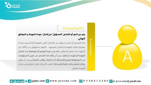 مصفوفة توزيع المسؤوليات