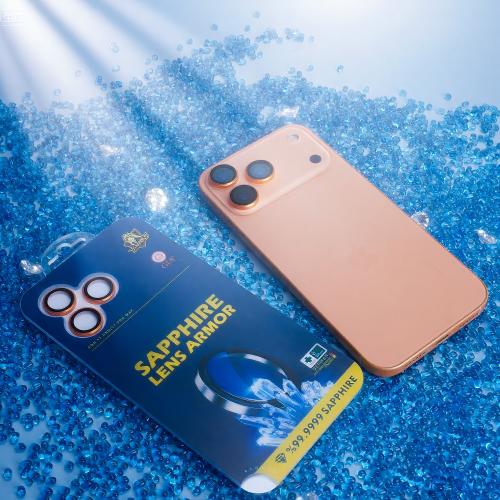 حماية كاميرا SAPPHIRE الياقوت لايفون 17برو و بروما...