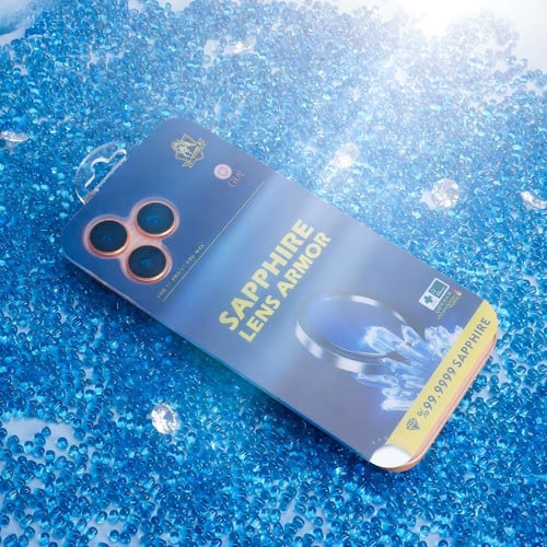 حماية كاميرا SAPPHIRE الياقوت لايفون 17برو و بروما...