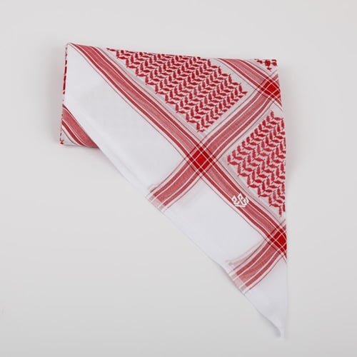 شماغ التاج الذهبي احمر