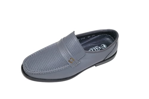 جزمة رسمي ايطالي FRATELLI VALLE - رصاصي