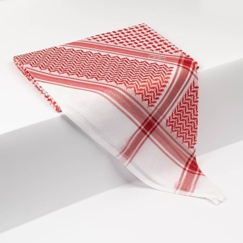 شماغ بروجية كلاسيك احمر زاهي