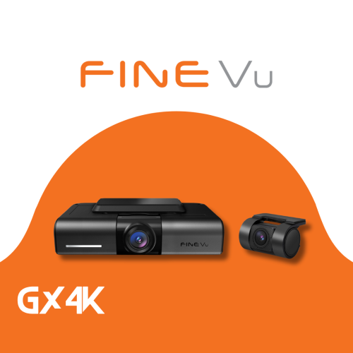 داش كام FineVu GX4K الأصلية 4K UHD أمامية وخلفية -...