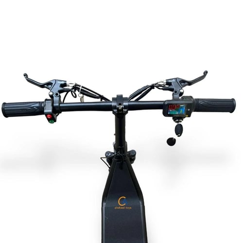 سكوتر كهربائي 48فولت بكرسي ومقعد خلفي مع شنطه