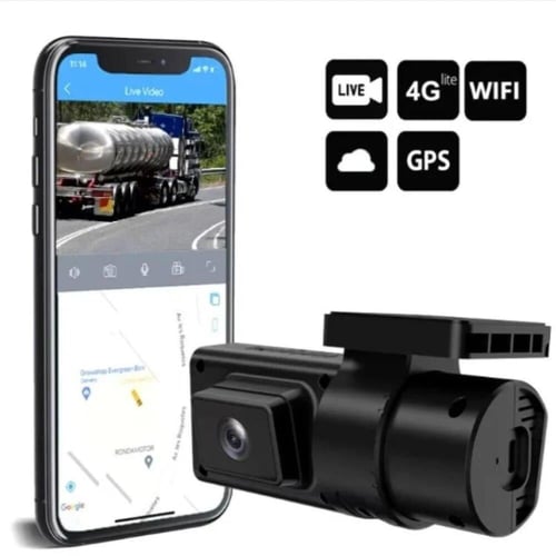 كاميرا سيارة JC181 – أمامية وداخلية 4G مع تتبع وبث...