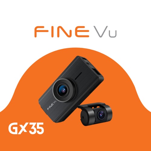داش كام FineVu GX35 أمامية وخلفية بدقة 2K QHD – حم...