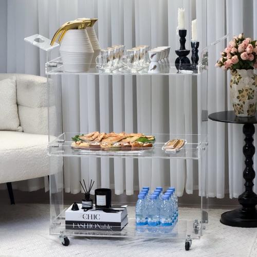 عربة ضيافة اكريليك حجم كبير