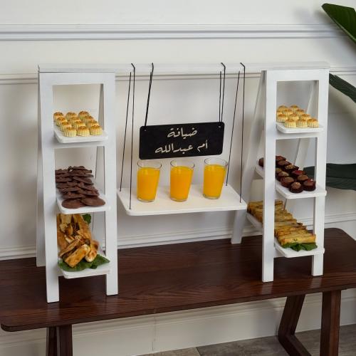 مجموعة تقديم فاخرة (ابيض )