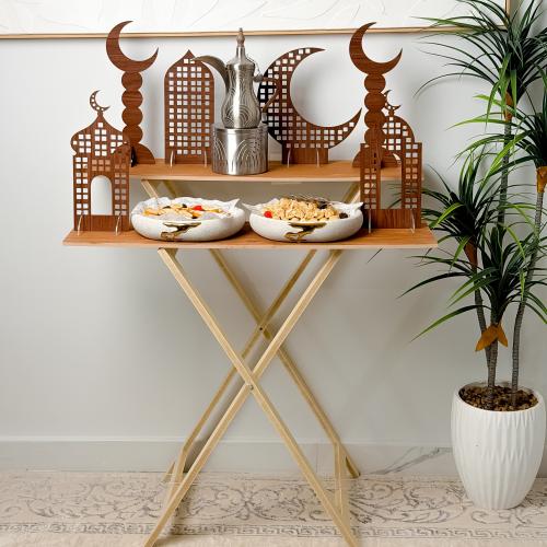 طاولة خدمة دورين + ديكورات فاخرة