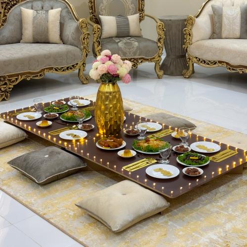 طاولة رمضانية فاخرة - مضيئة