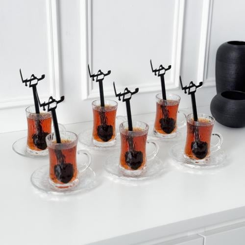 6 ملاعق مرحبا أسود