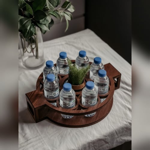 عرض الضيافة 6 قطع من الصواني الفاخرة