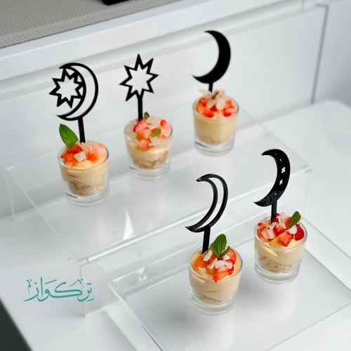 (5 )قطع ميني تغريسات | أسود