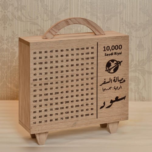 حصالة تحدي السفر - 10000