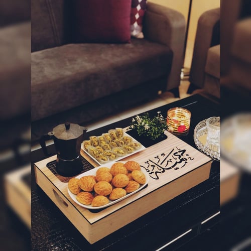 عرض 3 صواني خشبية