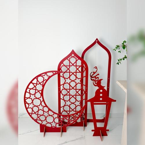 مجموعة ديكورات رمضان 4 قطع