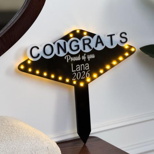 اضاءة التخرج - اكريليك
