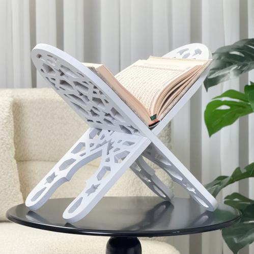 حامل مصحف - أبيض