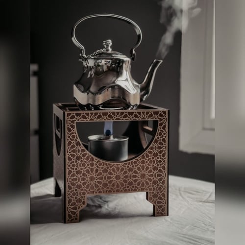 عرض الضيافة 6 قطع من الصواني الفاخرة