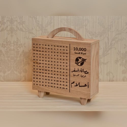 حصالة تحدي السفر - 10000