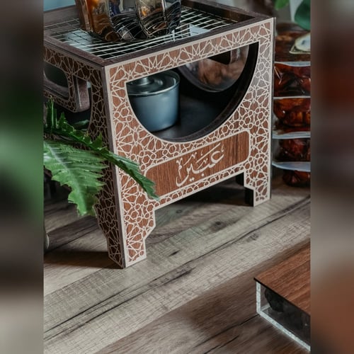 سخان قهوة + صينية