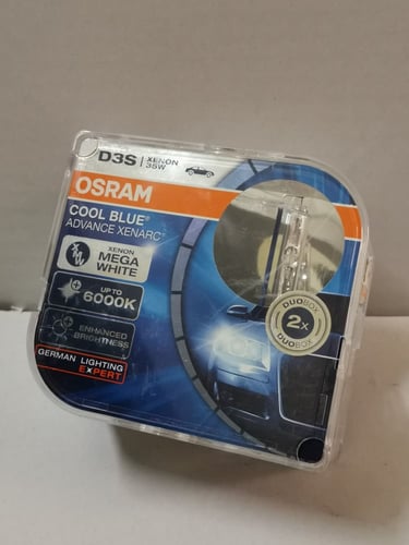 لمبات زينون أوسرام cool blue CBA 6000k الألمانية ا...
