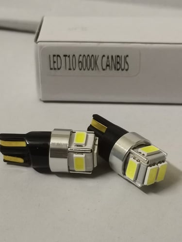 لمبات LED مقاس T10 مع مقاوم مدمج داخل اللمبة (canb...