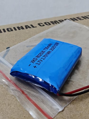 بطارية جهاز SPY بقدرة 730mah من مصنع XKD مع عوازل...