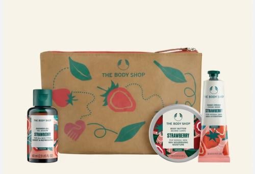 هدية الفراولة ذابودي شوب(The body shop Nourish &Fl...