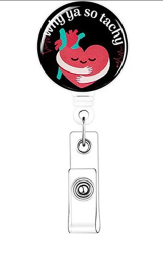 Why Ya So Tachy Badge Holder