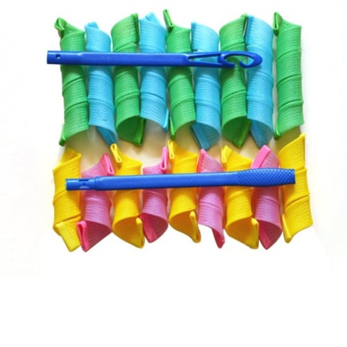 Curlformers لفافات لتمويج الشعر بدون حرارة 18 قطعه...
