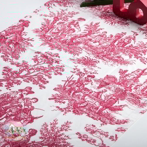 5831 رنر عنابي بنقوش ريفية