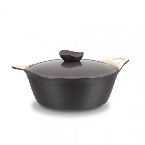 كوركماز ناتشرا قدر مسطح اسود 24*7.5 سم - A1454