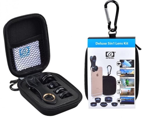 عدسات تصوير احترافي للجوال 5 في 1