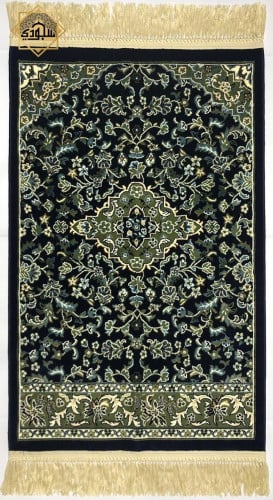 سجادة الروضة الفاخرة (كحلي) سميكة