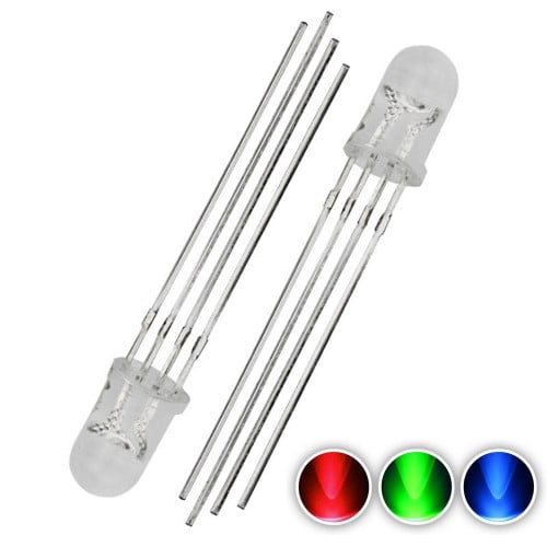 RGB 5mm,4Pin, Common Cathod موحد ضوئي