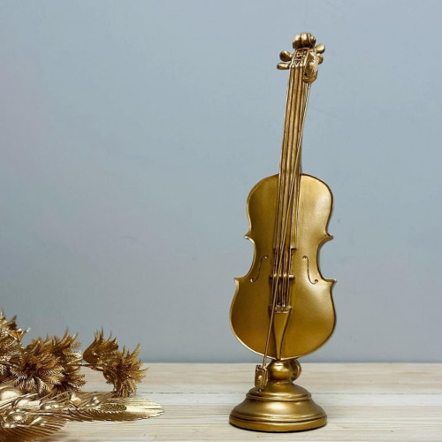 كمنجة سيراميك ذهبي انتيك