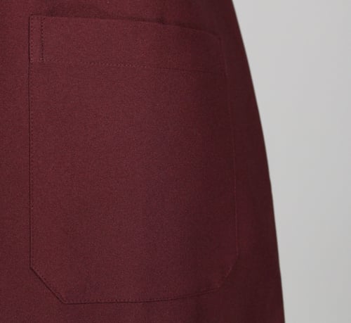 بالطو عنابي موديل رقم (3)